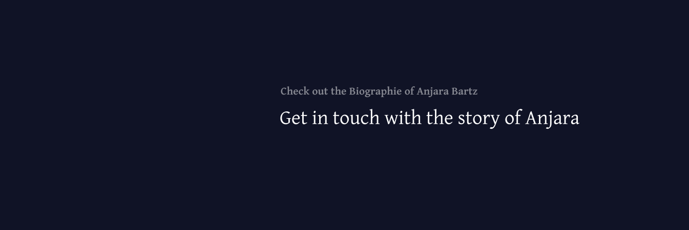 Get in touch with the story of Anjara Check out the Biographie of Anjara Bartz